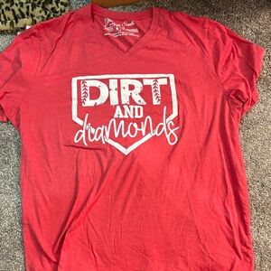 Red Dirt and Diamonds Women's Short Sleeve Tee